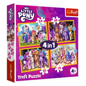 Puzzle 4 in 1 - My Little Pony