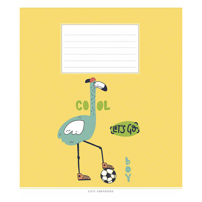 Caiet 18 foi, linie Shkolyarik 3212 Cute copybook