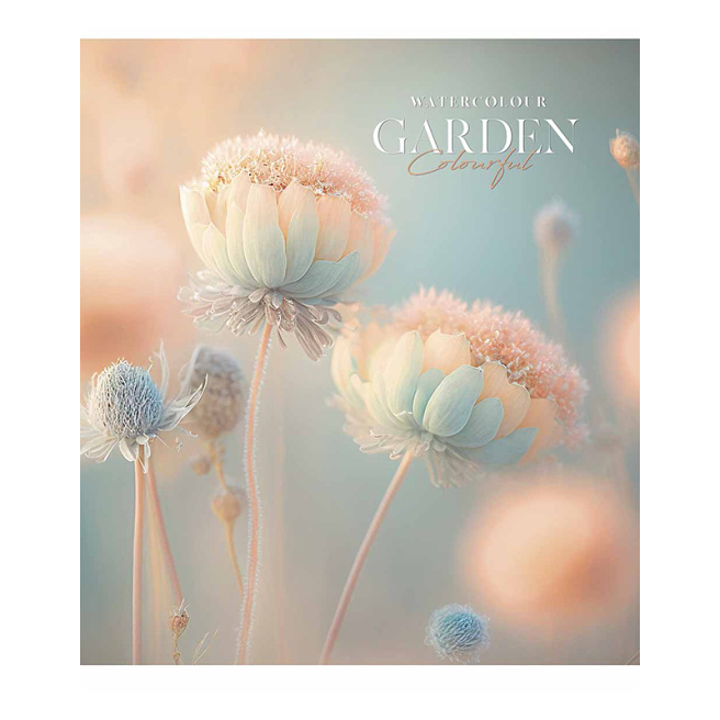 Тетрадь 96 листов, клетка Школярик 3247 Macro garden