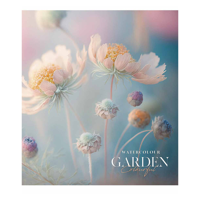Тетрадь 96 листов, клетка Школярик 3247 Macro garden