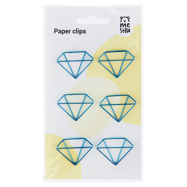 Agrafe 25mm, Meshu "Diamonds", (6 bucăți)