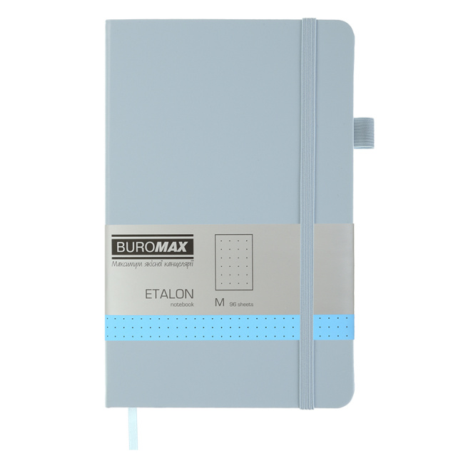 Записная книжка A5 точки 96л. Buromax твердая обложка ETALON PU