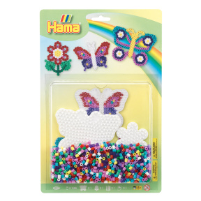 Hama Набор термомозаики в блистере L Бабочка (1100эл.)