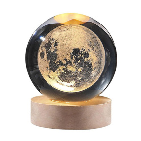 Glob LED decorativ  9x7, cm Lună