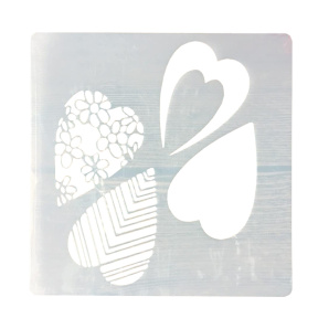 Șablon Valentine Day Hearts 2, 13x13 cm
