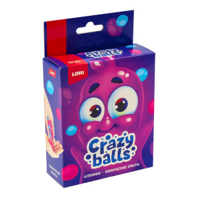 Experimente chimice Crazy Balls "Mingi roz, albastre si violete"