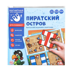 Настольная игра «Пиратский остров» магнитная