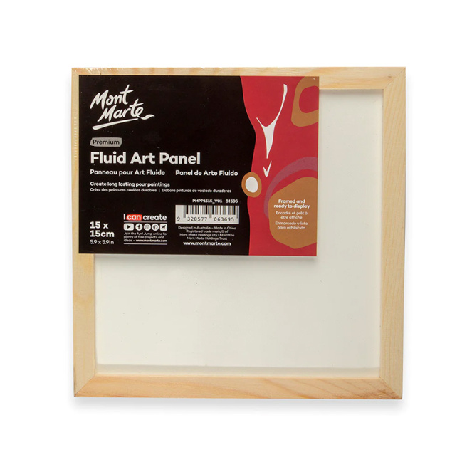 Artboard pentru lucrări în tehnică Fluid-Art 15x15cm
