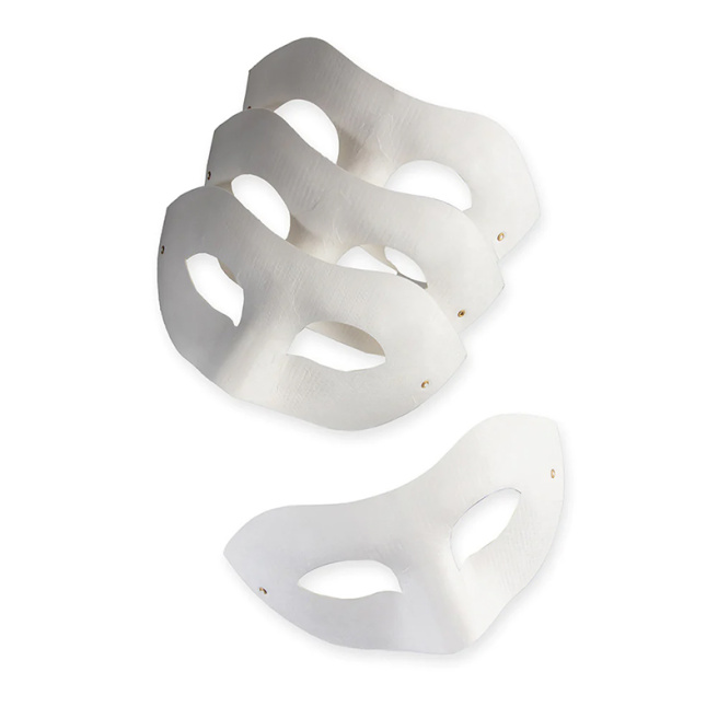 Set Măști din hârtie pentru decorare, DIY Masks, 4 buc Design 2