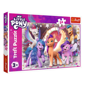 Puzzle- "24 Maxi" - A happy day of Ponies / Hasbro, My Little Pony