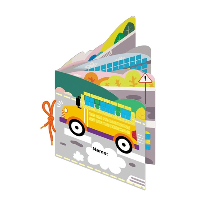 Set de aplicații Avenir mozaic pentru creativitate - Transport, 600 elemente