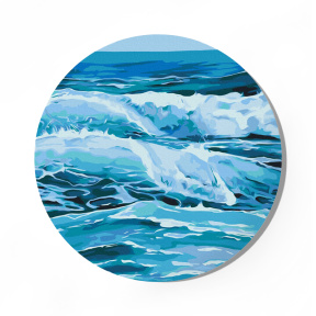 Pictură pe numere rotundă d40. Fără margini