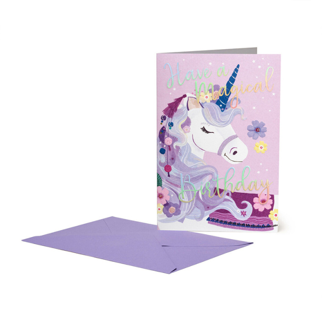 Felicitare - HAVE A MAGICAL BIRTHDAY - UNICORN