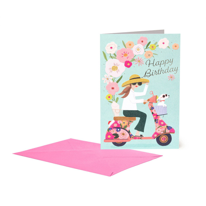 Felicitare - BIKE GIRL