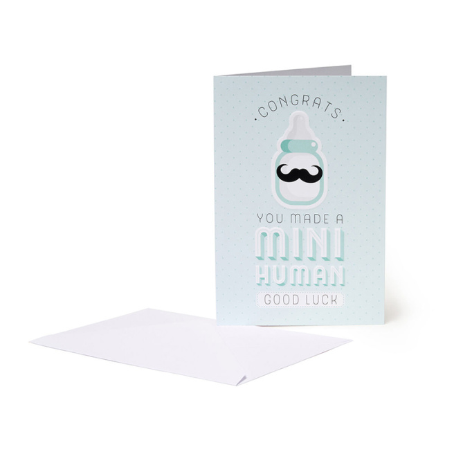 Felicitare - MINI HUMAN - BOY