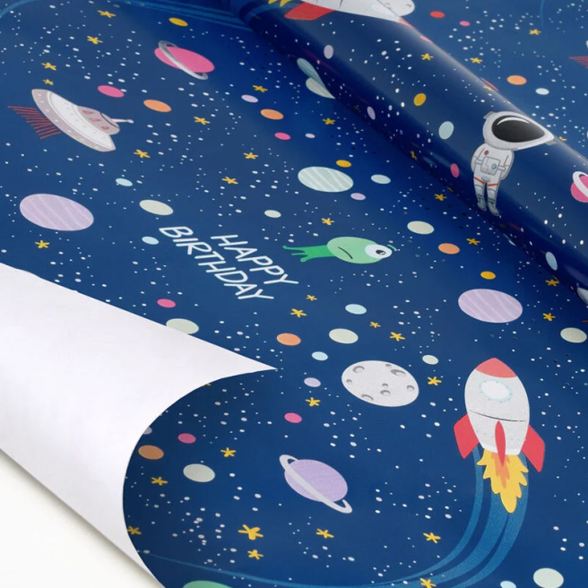 Бумага упаковочная. Legami SPACE