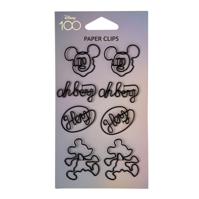 Agrafe figurate, Disney 100 - Mickey Mouse, pandantiv, mix, 8 buc