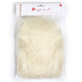 Наполнитель декоративный сизаль белый 20 г