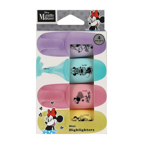 Textmarker Minnie Mouse, set 4 culori