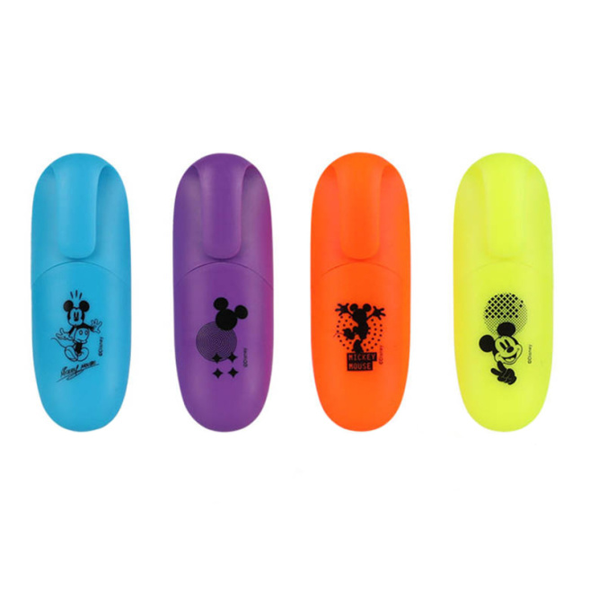 Textmarker Mickey Mouse, set 4 culori