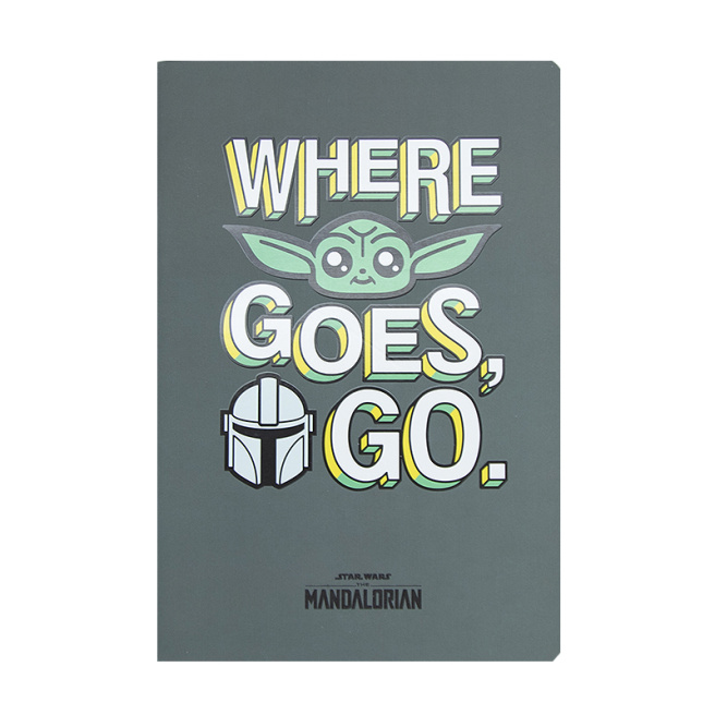 Тетрадь A5 60 л. Евро клетка MANDALORIAN mix