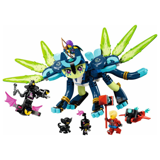 Constructor LEGO Dreamzzz Zoe și pisica-bufniță Zian