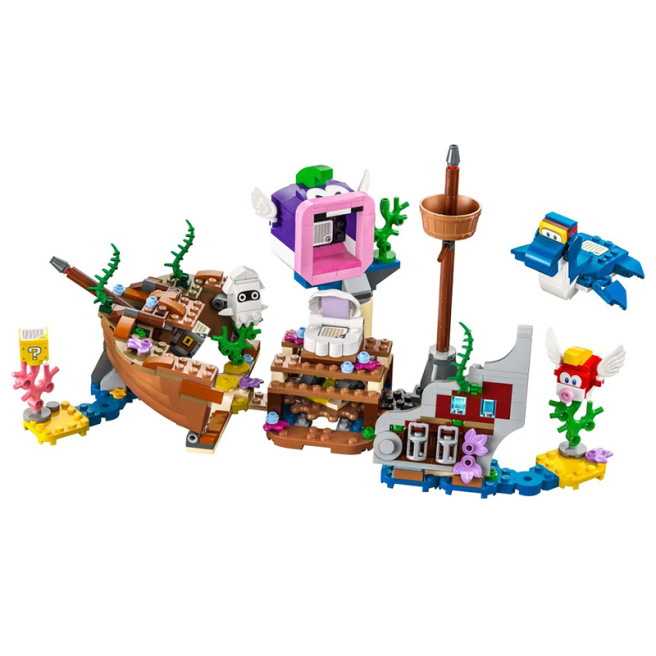 Конструктор LEGO Super Mario Расширение Приключение затонувшего корабля Дорри