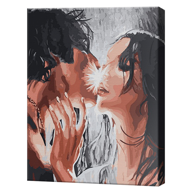 Поцелуй любви, 40x50 см, картина по номерам