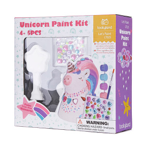 Set de colorat în ipsos „Unicorn cu baghetă magică” + strasuri autoadezive