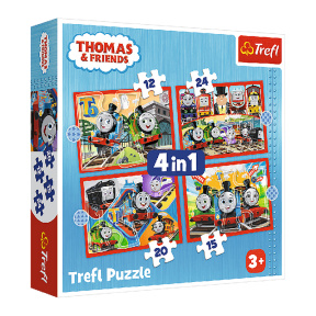 Пазлы "4в1" - Amazing Thomas / Thomas and Friends