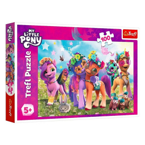 Пазлы "100" -  Funny Ponies / Hasbro, My Little Pony