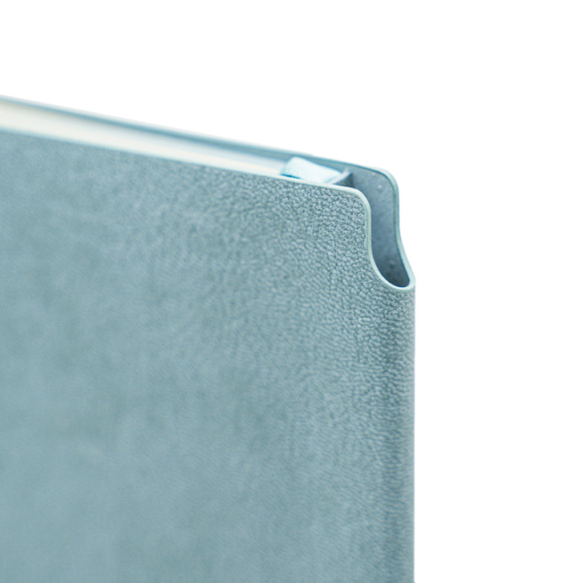 Ежедневник недатированный А5 IDEE Premium Гибкий "Blue-Gray"