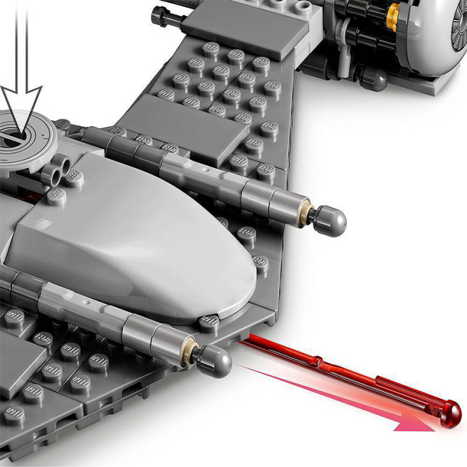 Constructor LEGO Star Wars Luptătorul stelar Mandalorian H-1