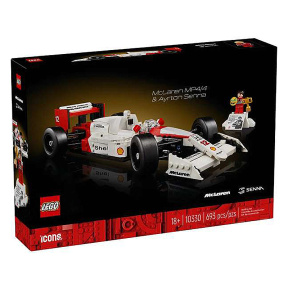 Constructor LEGO Icons McLaren MP4/4 și Ayrton Senna