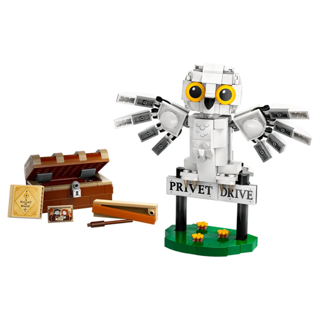Constructor LEGO Harry Potter Hedwig de pe strada Privet, 4