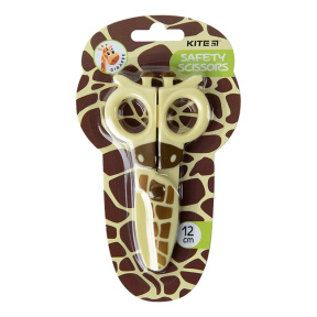 Foarfece KITE pentru copii, din plastic, 12 cm Giraffe
