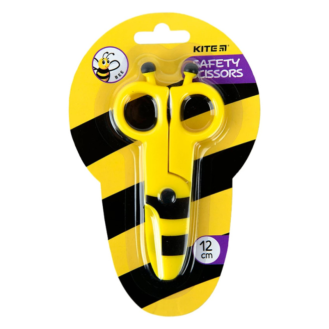 Ножницы детские пластиковые KITE, 12см Bee