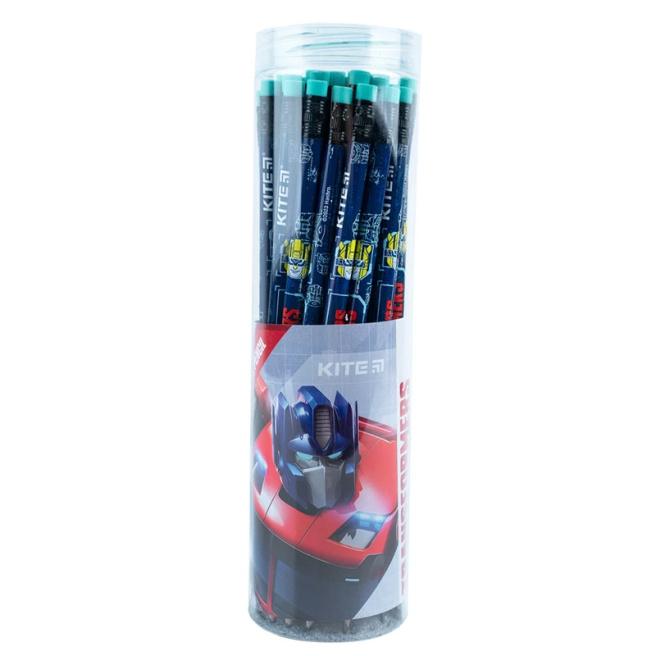 Creion KITE Transformers, cu radieră HB