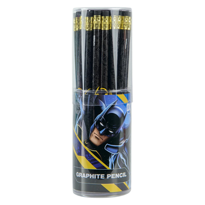 Creion KITE DC Batman, cu radieră HB