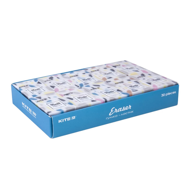 Radieră KITE "Marble", în asortiment