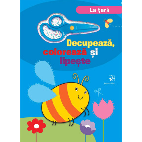 La țară. Decupează, colorează și lipește