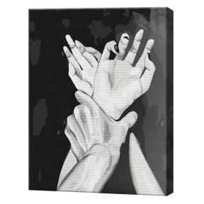 Limbajul corpului 6, 40x50cm, pictură pe numere