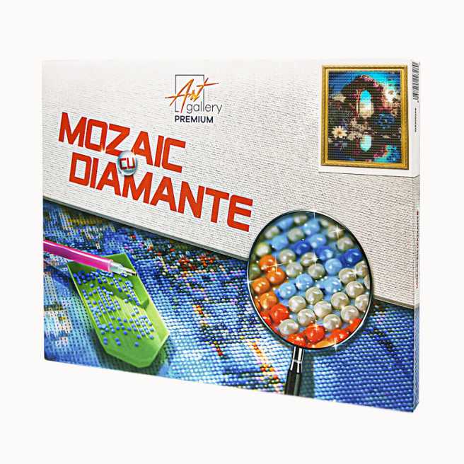 Portal înflorit 30x40 cm, mozaic cu diamante