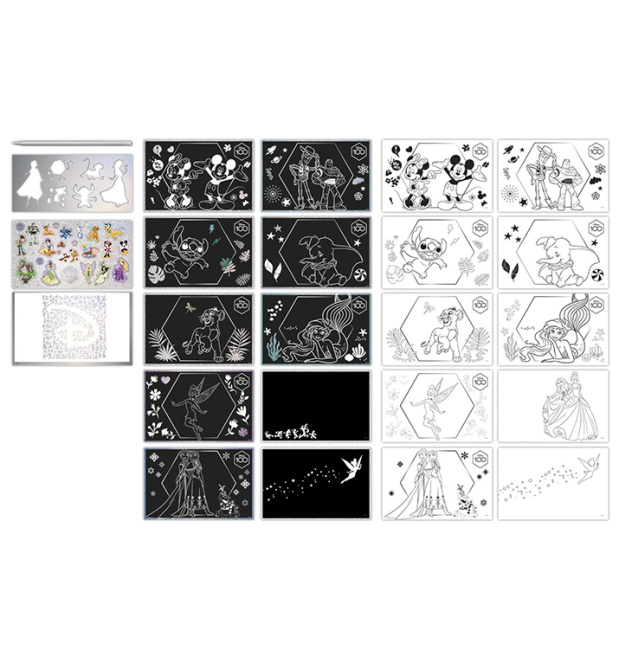 Disney Carnet pentru scratching Prințese