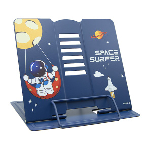 Подставка для книг Space Surfer Moon, синий