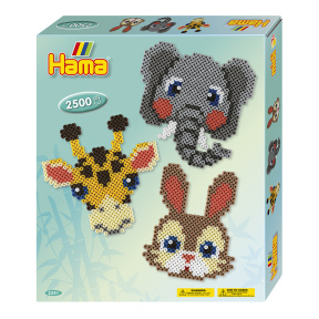 Set mozaic cu mărgele de călcat M 3D Zoo (2500 un)