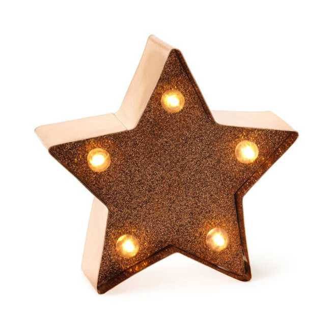 Lampă Legami, aur roz, "STAR"