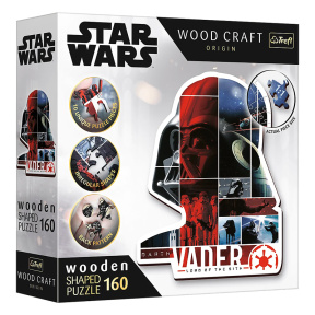 Puzzle- "160 Wooden Shaped Puzzles" - Darth Vader / Lucasfilm Star Wars