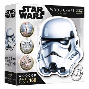 Puzzle- "160 Wooden Shaped Puzzles" - Stormtroopers helmet / Lucasfilm Star Wars