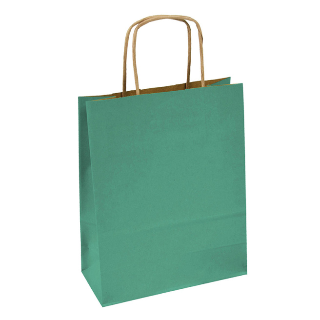 Pungă craft -verde 8х8х22,5 cm